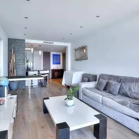 Appartamento Le Florentina, Dernier Etage Avec Terrasse, Vue Sur La Baie Des Anges