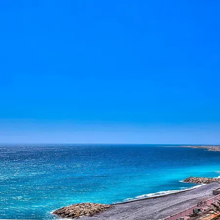 Апартаменты Le Florentina, Dernier Etage Avec Terrasse, Vue Sur La Baie Des Anges